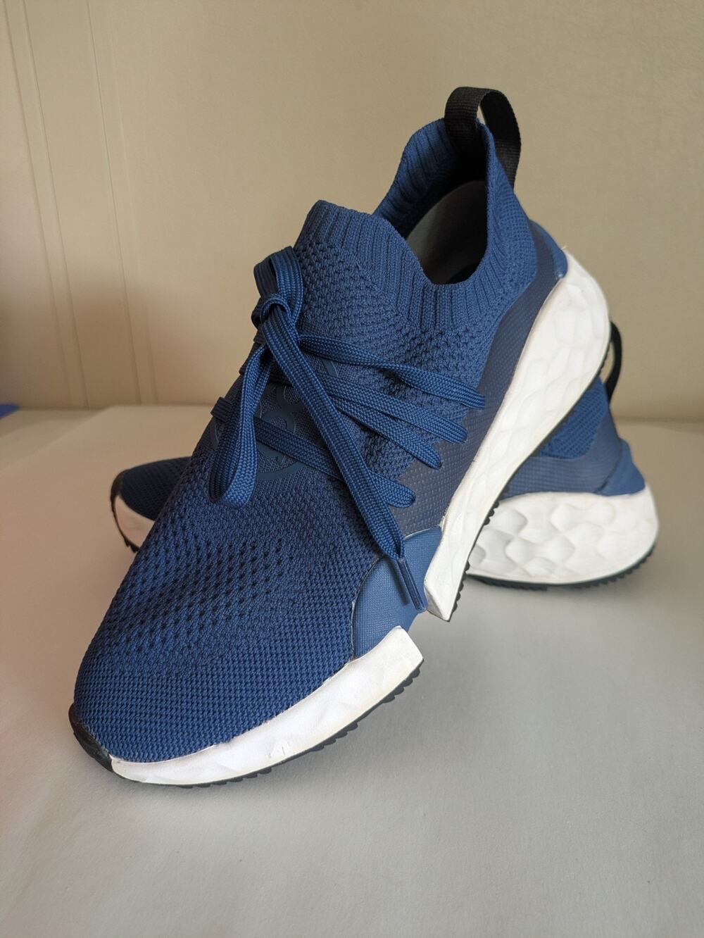 G/Fore MG4.1 Navy Blue Fore Play Knit Athletic Spikeless Golf Shoes Sneakers 10
